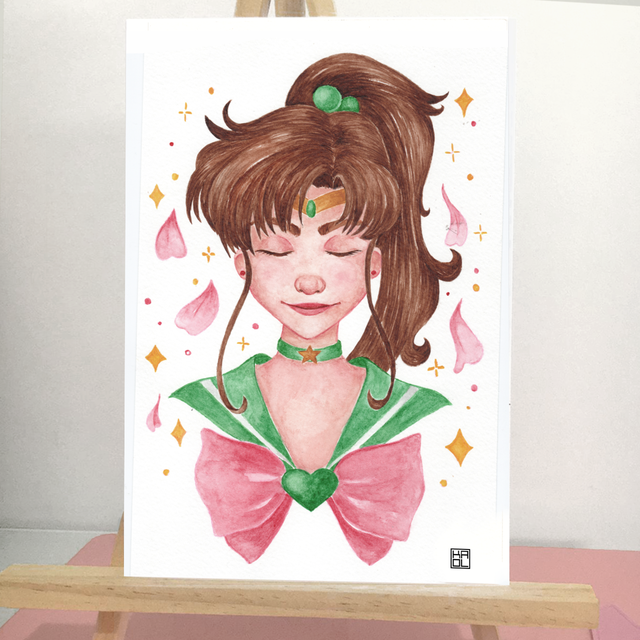 PRINT DE AQUARELA - SAILOR JUPTER